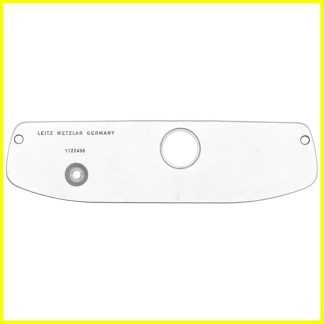 Fondello argento per Leica Leicaflex. Ricambio originale usato.