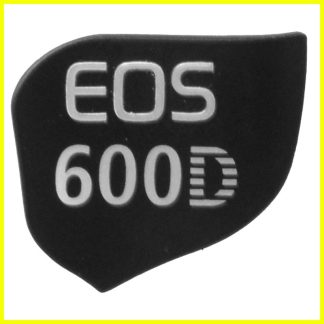 Logo Canon EOS 600D ricambio originale badge frontale fotocamera digitale reflex