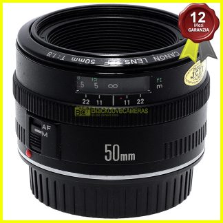 Canon EF 50mm f1,8. Obiettivo Full Frame per reflex EOS AF baionetta metallo