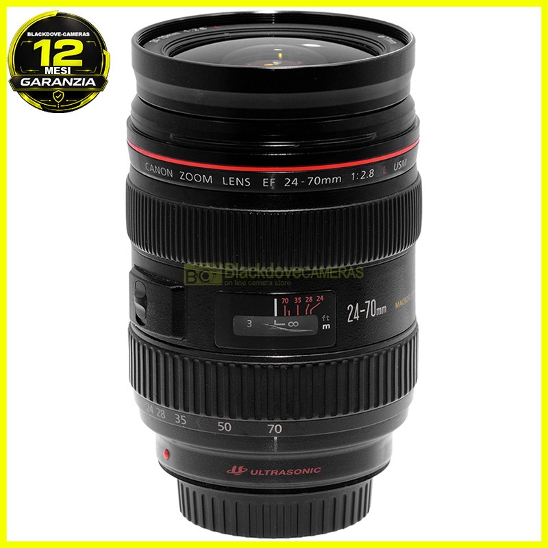 Canon EF 24‑70mm f2,8 L USM Obiettivo Zoom Black Full Frame per Fotocamere EOS 1 Canon EF 24‑70mm f2,8 L USM Obiettivo Zoom Black Full Frame per Fotocamere EOS