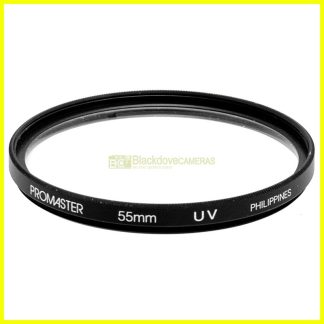 55mm Filtro UV Promaster a vite M55. Ultra Violet lens filter.