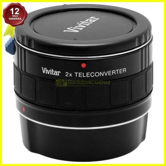 Vivitar AF Tele Converter 2x MC7. Moltiplicatore focale per Canon EOS EF