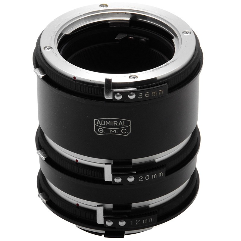 Minolta MC-MD Kit 3 Anelli per riprese macro Admiral Extension tube set 12-20-36 2 Minolta MC-MD Kit 3 Anelli per riprese macro Admiral Extension tube set 12-20-36 - immagine 2