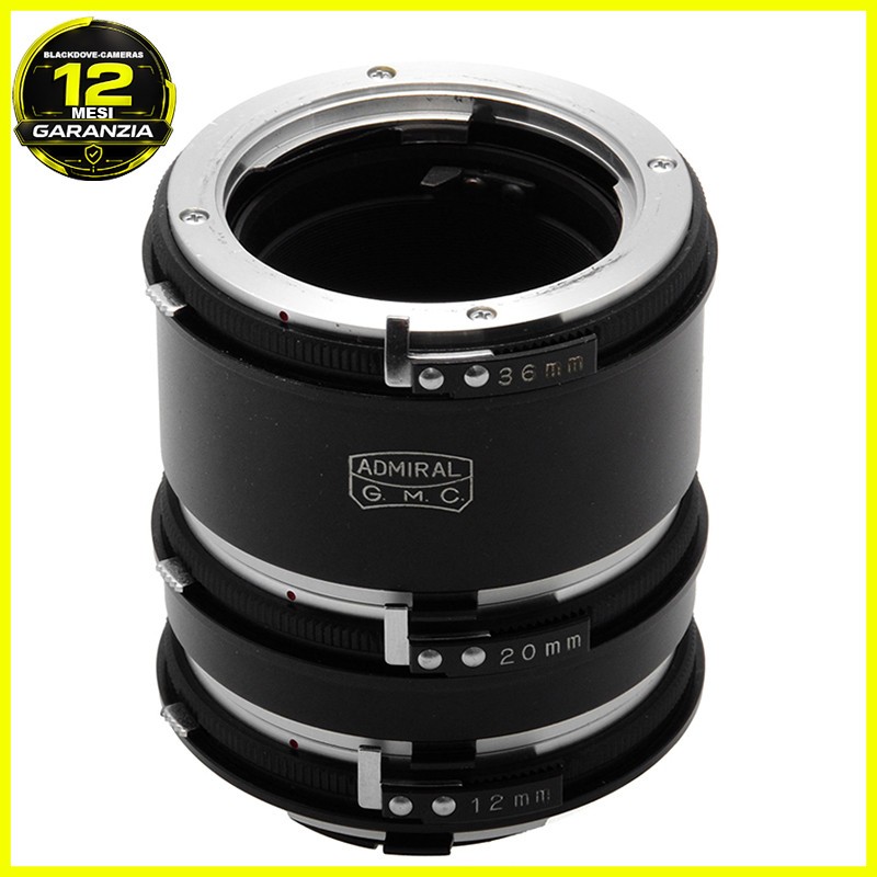 Minolta MC-MD Kit 3 Anelli per riprese macro Admiral Extension tube set 12-20-36 1 Minolta MC-MD Kit 3 Anelli per riprese macro Admiral Extension tube set 12-20-36