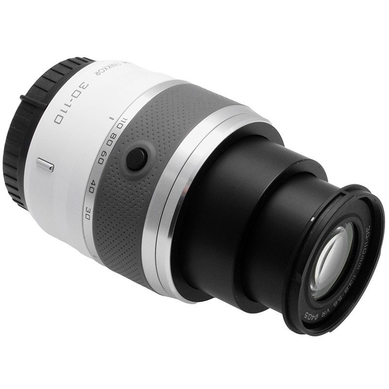 Nikon 30‑110mm VR CX Tele Zoom Bianco per fotocamere Mirrorless Serie 1 4 Nikon 30‑110mm VR CX Tele Zoom Bianco per fotocamere Mirrorless Serie 1 - immagine 4