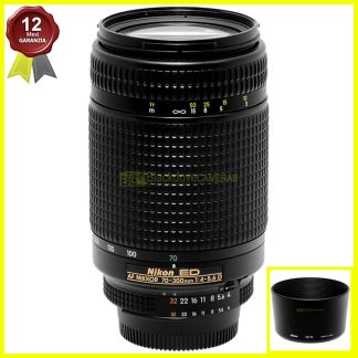 Nikon AF-D Nikkor 70/300mm f4-5,6. Obiettivo autofocus per fotocamere reflex.