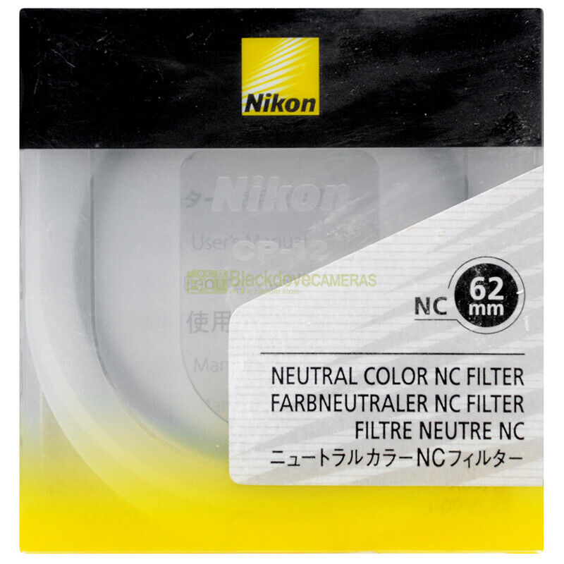 Nikon Neutral Color NC Filter 62mm. Filtro protector neutro per obiettivi  M62 - immagine 4