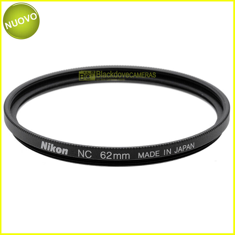 Nikon Neutral Color NC Filter 62mm. Filtro protector neutro per obiettivi  M62