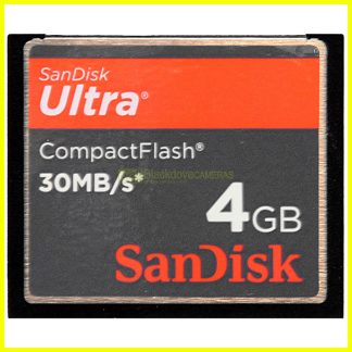 Sandisk Ultra 4GB Compact Flash 30MB/s – Memory Card CF per fotocamere