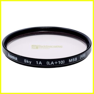 58mm Filtro Skylight 1A LA+10 VIIIHama a vite M58. Photo lens Sky Light filter