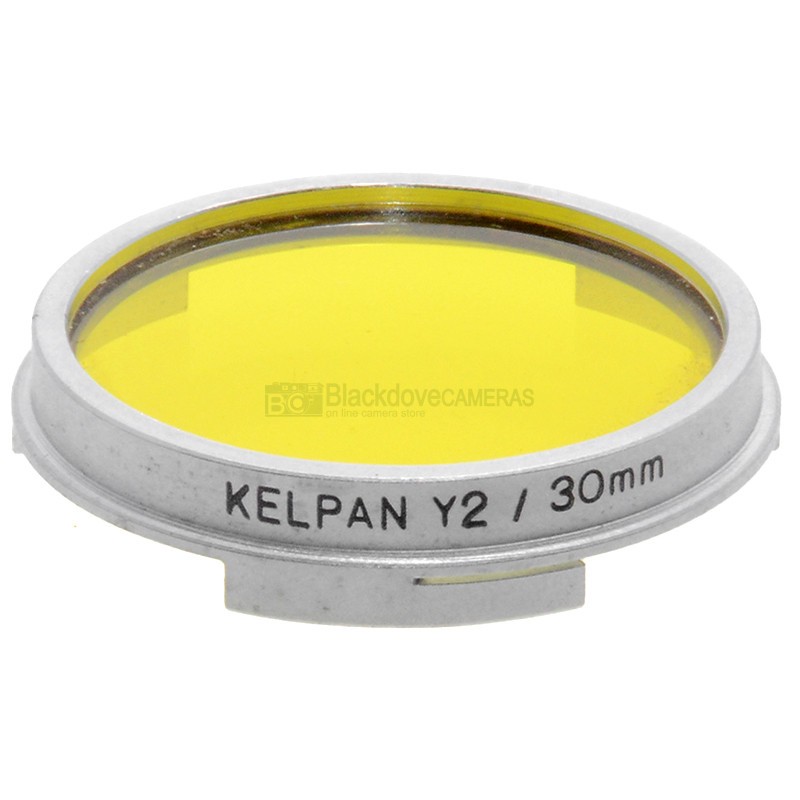Filtro push-on 30mm. giallo Kelpan.  Yellow Y2 lens filter 1.8-4x. Vintage. - immagine 3