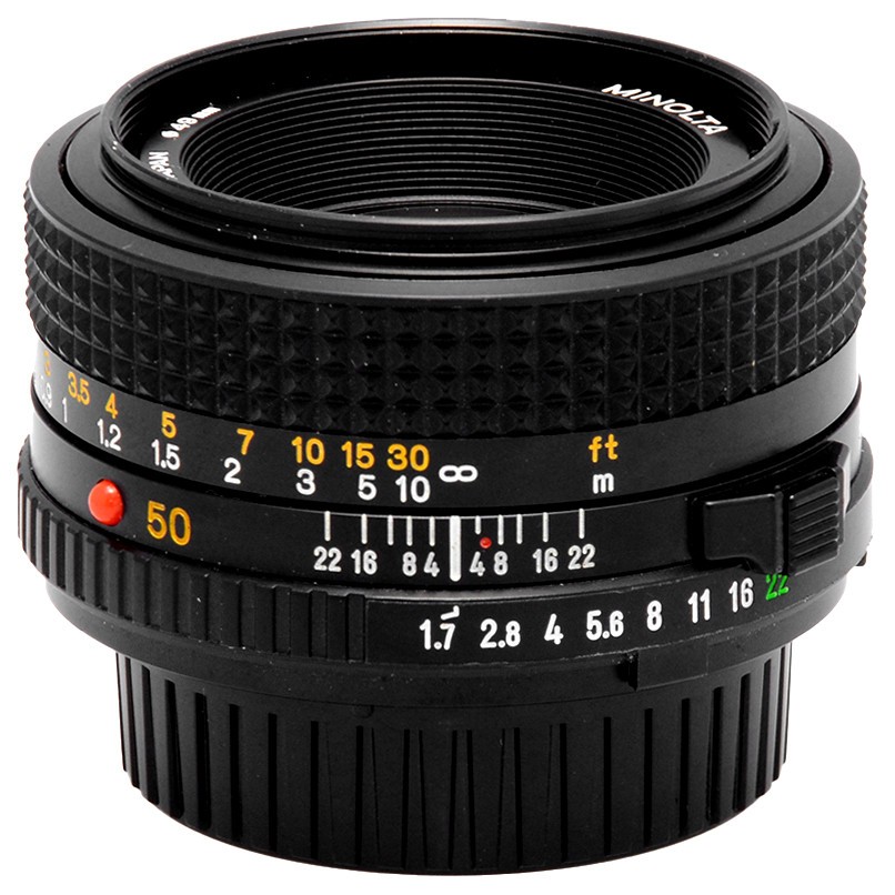 Minolta MD 50mm. f/1.7 obiettivo standard per reflex a pellicola MD MC e SR. 3 Minolta MD 50mm. f/1.7 obiettivo standard per reflex a pellicola MD MC e SR. - immagine 3