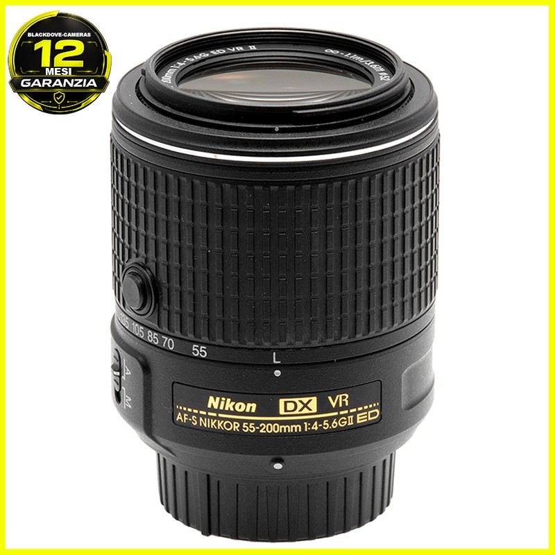Nikon AF-S Nikkor 55-200mm f/4-5.6 G ED VR II DX Obiettivo Teleobiettivo Zoom 1 Nikon AF-S Nikkor 55-200mm f/4-5.6 G ED VR II DX Obiettivo Teleobiettivo Zoom