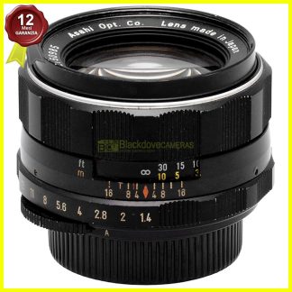 Pentax Asahi Super‑Takumar 55mm f/1.4 Obiettivo M42 Manual Focus Vintage