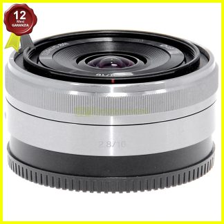 Sony E 16mm f2,8 Silver obiettivo grandangolare per fotocamere Sony E-Mount APS