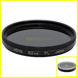 52mm Filtro polarizzatore Hoya per obiettivi a vite M52 Polarizing filter