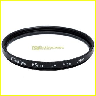 55mm Filtro UV Hi Tech Optics innesto a vite M55. Ultra Violet lens filter