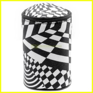 Custodia per obiettivi morbida fino a diametro cm 7 altezza cm 11. Lens case