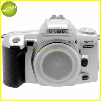 Minolta Dynax 404si Silver AF Reflex Pellicola 35mm NUOVA | New Old Stock