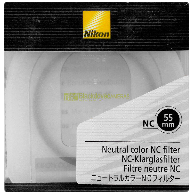 Nikon Neutral Color NC Filter 55mm. Filtro protector neutro per obiettivi  M55 - immagine 4