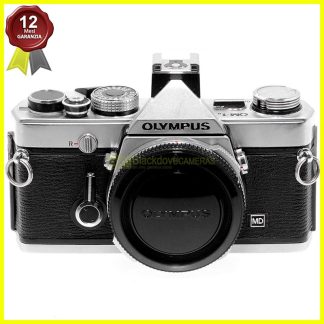 Olympus OM-1n body silver con Shoe 4. Fotocamera reflex meccanica a pellicola.