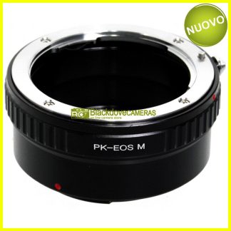 Adapter per obiettivi Pentax K su fotocamere Canon EOS M mirrorless Adattatore