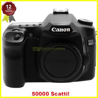 Canon EOS 40D Fotocamera digitale reflex. Macchina fotografica. Garanzia 1 anno.