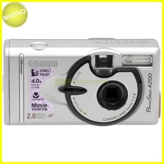 Home page 15 Canon PowerShot A200 Fotocamera Compatta Digitale Vintage – Nuova, old stock