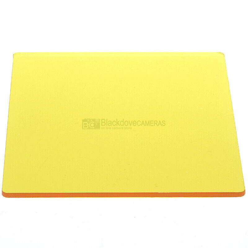 Filtro a lastra tipo Cokin "P" 84x84mm GIALLO. Yellow square filter P system. - immagine 3