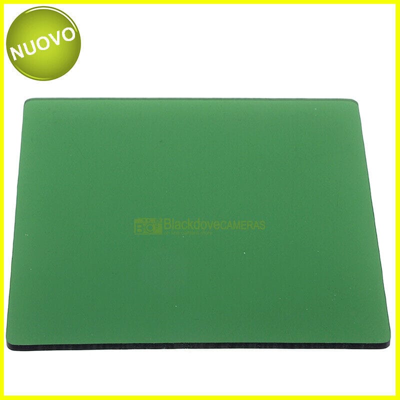 Filtro a lastra tipo Cokin "P" 84x84mm VERDE. Green square filter P system.