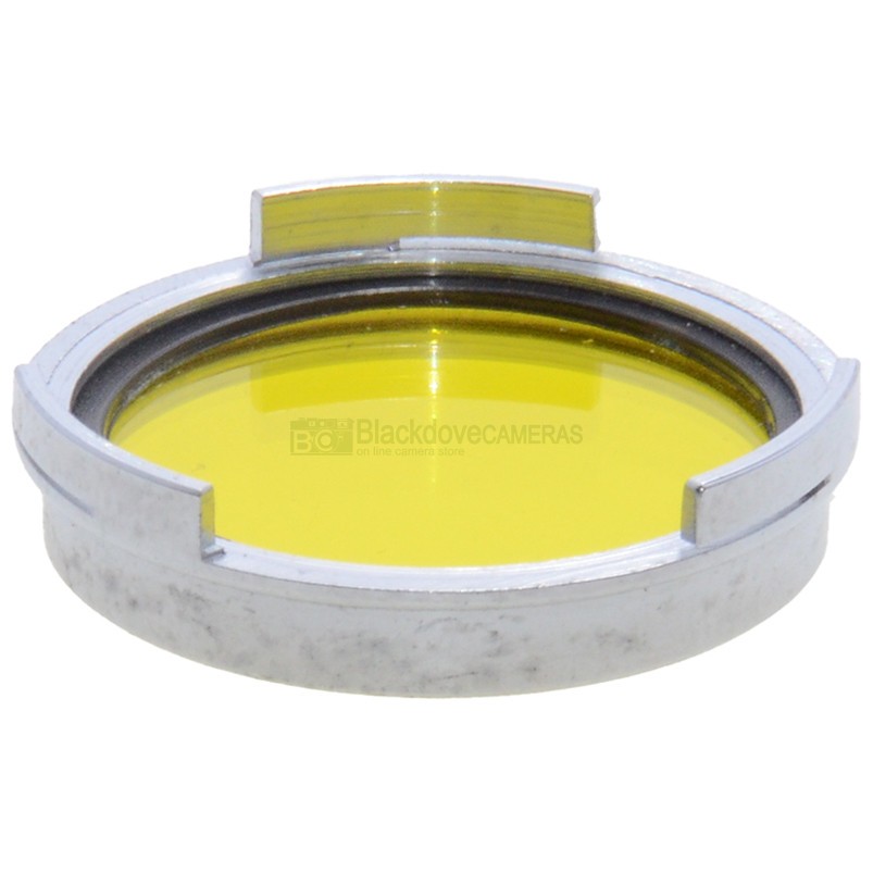 Filtro push-on 24mm. giallo Kelpan.  Yellow Y2 lens filter 1.8-4x. Vintage. - immagine 4