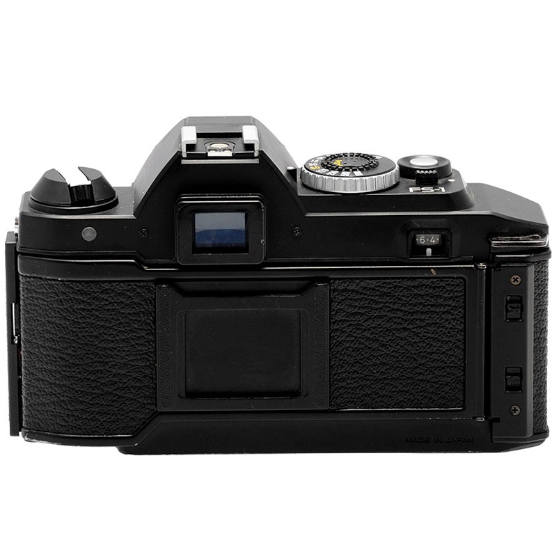 Konica FS-1 body black. Fotocamera reflex automatica a pellicola innesto AR. 4 Konica FS-1 body black. Fotocamera reflex automatica a pellicola innesto AR. - immagine 4