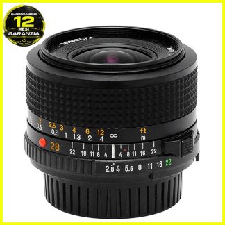 Home page 30 Minolta MD 28mm f/2.8 – Obiettivo grandangolare per reflex MD MC SR