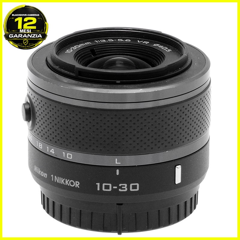 Nikon 1 Nikkor 10-30mm f/3.5-5.6 VR Nero Black Obiettivo per Nikon J1 J2 V1 V2 1 Nikon 1 Nikkor 10-30mm f/3.5-5.6 VR Nero Black Obiettivo per Nikon J1 J2 V1 V2