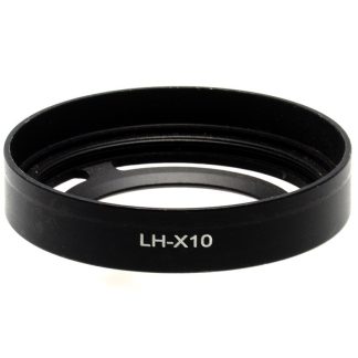 Paraluce compatibile in alluminio per Fujifilm FinePix X10/X20/X30 LH-X10 Black