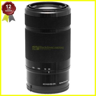 Home page 3 Sony E 55-210mm f/4-6.3 OSS Nero Obiettivo Zoom per Sony E-Mount