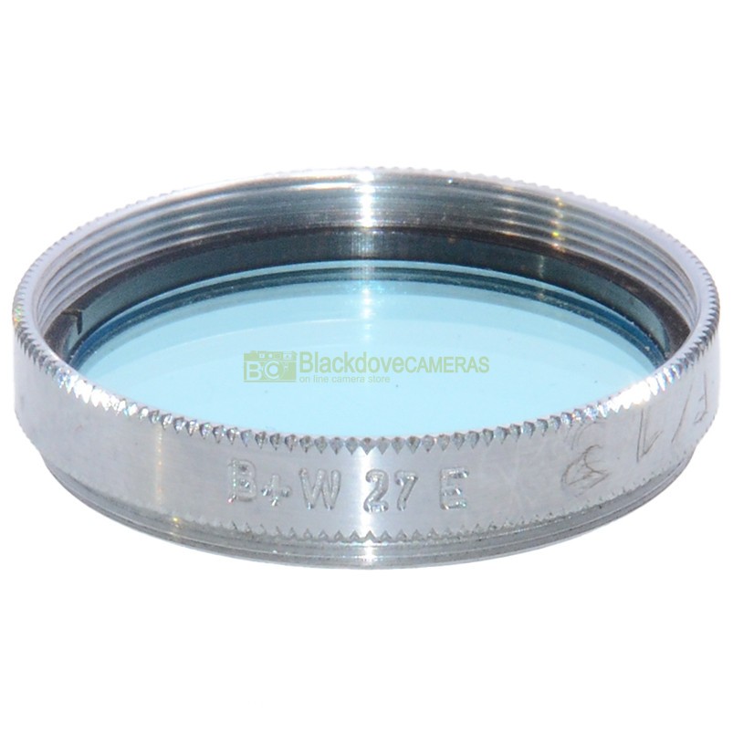 27mm Filtro colorato azzurro B+W innesto a vite 27 E blue filter - immagine 3
