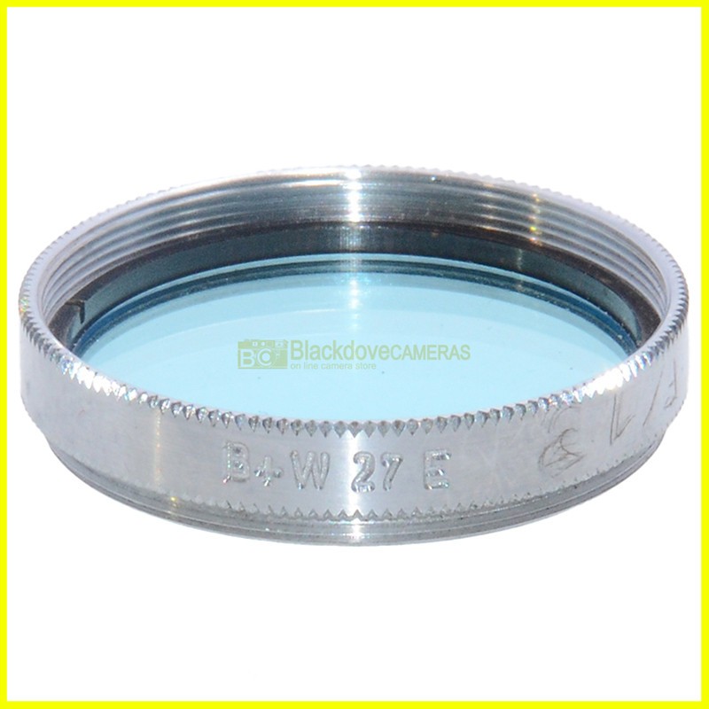 27mm Filtro colorato azzurro B+W innesto a vite 27 E blue filter