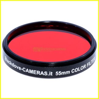 55mm Filtro rosso Blackdove-cameras innesto a vite M55 BN lens filter