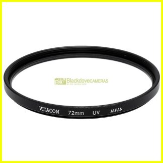 72mm Filtro UV Vitacon per obiettivi a vite M72. Ultra-Violet filter