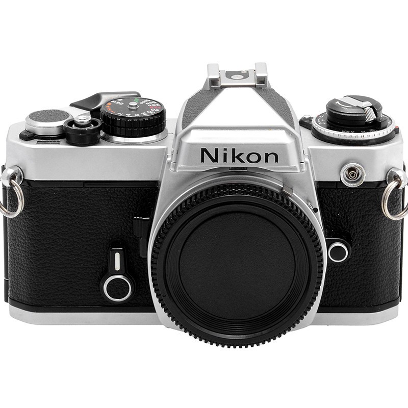 Nikon FE Silver reflex a pellicola 35mm SLR vintage Nikon F mount 3 Nikon FE Silver reflex a pellicola 35mm SLR vintage Nikon F mount - immagine 3