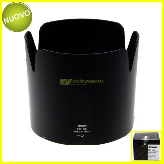 Nikon paraluce HB-65 per obiettivo Nikkor 80-400mm f/4.5-5.6G ED VR. Parasole