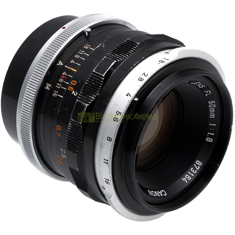 Canon 50mm FL f/1.8 Obiettivo manual focus compatibile FL e FD, vintage 4 Canon 50mm FL f/1.8 Obiettivo manual focus compatibile FL e FD, vintage - immagine 4