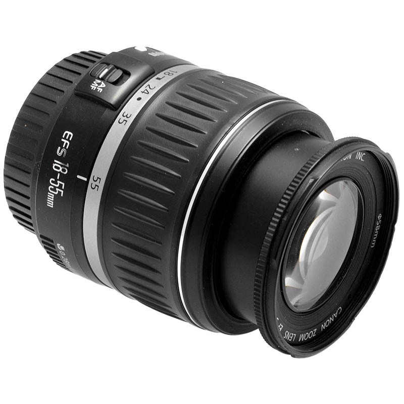 Canon zoom EF-S 18/55mm f3,5-5,6. Obiettivo zoom per fotocamere reflex EOS AF 4 Canon zoom EF-S 18/55mm f3,5-5,6. Obiettivo zoom per fotocamere reflex EOS AF - immagine 4