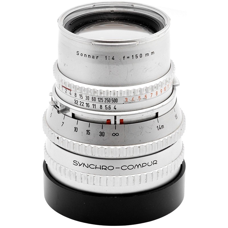 Carl Zeiss Sonnar 150mm. f/4 Silver Tele obiettivo per fotocamere Hasselblad V 3 Carl Zeiss Sonnar 150mm. f/4 Silver Tele obiettivo per fotocamere Hasselblad V - immagine 3