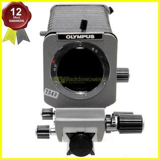 Olympus OM Auto Bellows soffietto macro per fotocamere a pellicola. Close-up.
