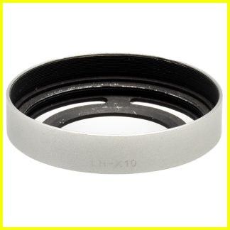 Home page 28 Paraluce compatibile in alluminio per Fujifilm FinePix X10/X20/X30 LH-X10 Silver