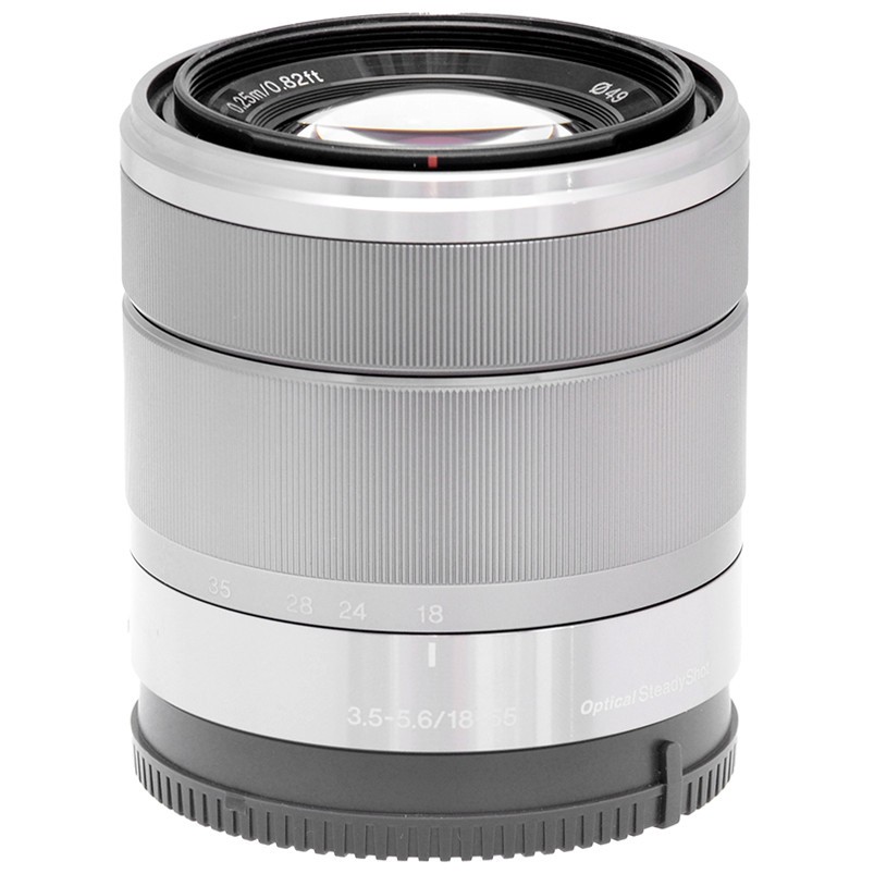 Sony E 18-55mm f/3.5-6.6 O.S.S. Silver Obiettivo per Mirrorless APS‑C SEL1855 3 Sony E 18-55mm f/3.5-6.6 O.S.S. Silver Obiettivo per Mirrorless APS‑C SEL1855 - immagine 3