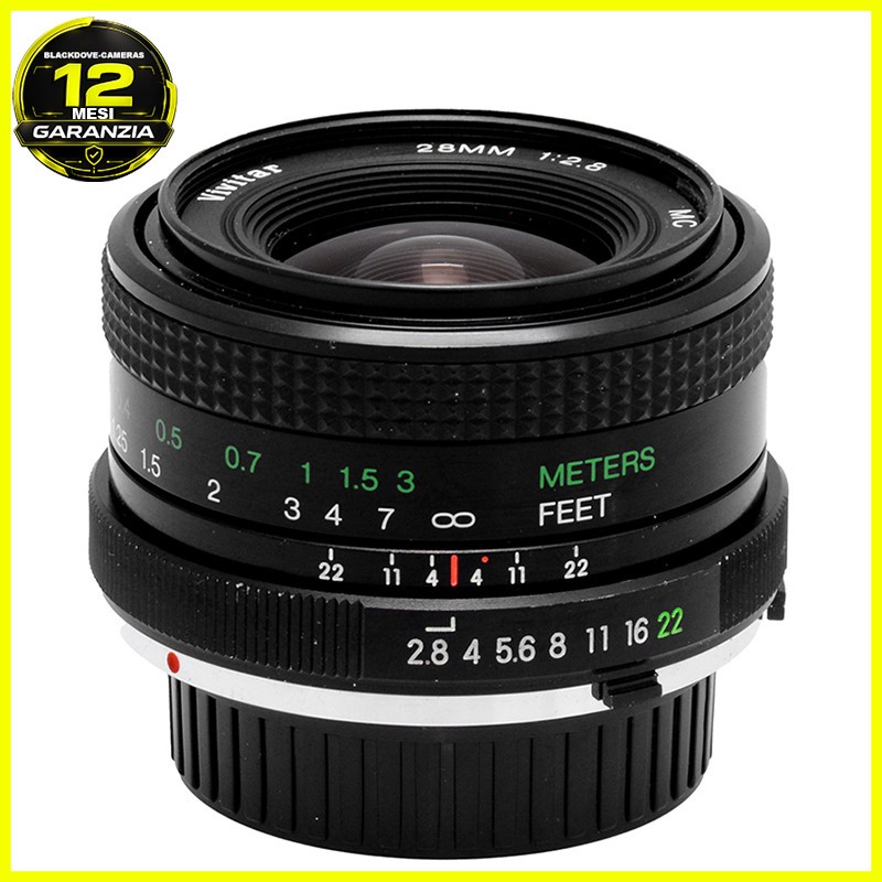 Vivitar 28mm f/2.8 MC – Obiettivo grandangolare per reflex Minolta MD MC SR 1 Vivitar 28mm f/2.8 MC – Obiettivo grandangolare per reflex Minolta MD MC SR