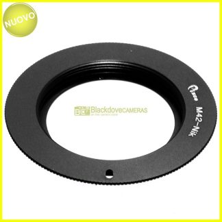 Anello Adattatore M42 a Nikon F (Senza Lente) - Ideale per Macro e Close-up